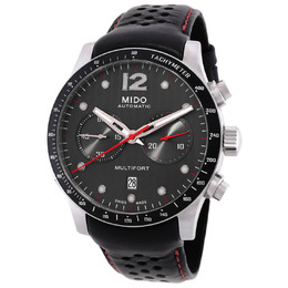 Mido Multifort Chronograph Automatic Black Dial Mens Watch with Model Number