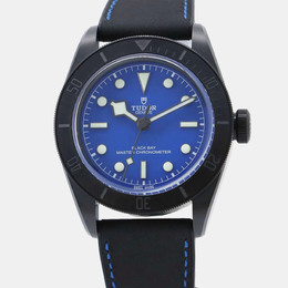 Tudor Black Ceramic Black Bay 79210CNU Automatic Men's Wristwatch, 41 mm