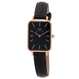 DW00100435 Daniel Wellington Quadro Quartz Black Dial Ladies Watch