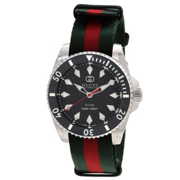 Gucci Dive Automatic Black Dial Mens Watch YA136364