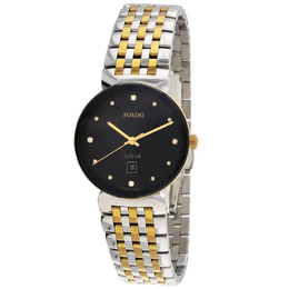Rado Florence Classic Quartz Diamond Black Dial Ladies Watch R48913743