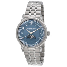 Raymond Weil Millesime Automatic Ladies Watch with Silver-tone Stainless Steel Case and Bracelet - Model 2145-sts-05511
