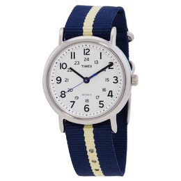 Timex Weekender TW2U84500NT - Casual White Dial Quartz Watch