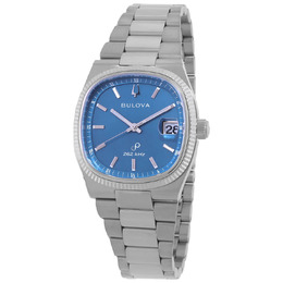 Bulova Classic Quartz Blue Dial Mens Watch 96B440