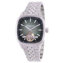 Raymond Weil Freelancer Automatic Green Dial Mens Watch Reference 2790-ST-52051