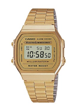 Часы цифровые А168WG-9EF Casio, золото 4971850433613 | gold