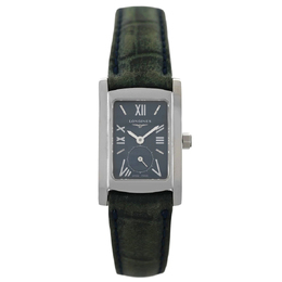 Pre-owned Longines Dolcevita Quartz Blue Dial Ladies Watch l5.155.4