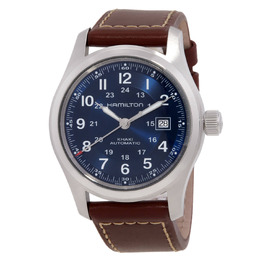 Hamilton Khaki Field Automatic Blue Dial Watch h70605540