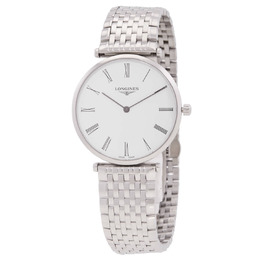 Longines La Grande Quartz White Dial Ladies Watch l4.866.4.11.c