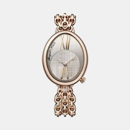 Breguet Silver 18k Rose Gold Reine de Naples 8968BR Automatic Women's Wristwatch 35 mm 1152816