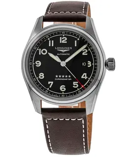 Longines Spirit Automatic Men's Watch L3.811.4.53.0 Black Dial 42mm