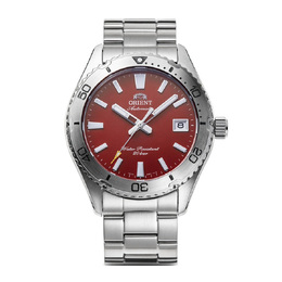 Orient Sports Mako Automatic Red Dial Mens Watch RA-AC0Q09R30B