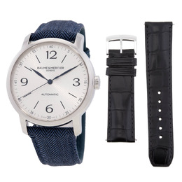 BAUME & MERCIER CLASSIMA M0A10707 - SILVER DIAL AUTOMATIC WATCH