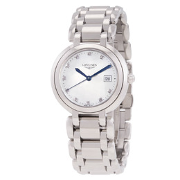 Longines Primaluna Quartz Diamond White Dial Ladies Watch L8.122.4.87.6