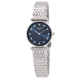 Longines La Grande Classique Quartz Blue Dial Ladies Watch L4.209.4.97.C