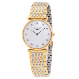 Longines La Grande Classique Quartz Diamond Ladies Watch L4.512.2.87.D