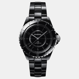 Chanel Black Ceramic J12 H6185 Automatic Men's Wristwatch 38 mm 1152933
