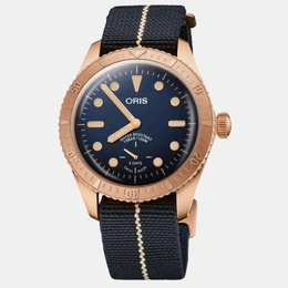 Oris DB 3185PRWOBK7640B Automatic Men's Bronze Diver Watch Carl Brashear