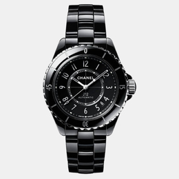 Chanel Black Ceramic J12 H5697 Automatic Men's Wristwatch 38 mm 1152924