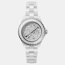 Chanel White Ceramic J12 H7990 Quartz Women's Wristwatch 33 mm 1152940