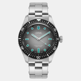 ORIS 7337707 Grey Stainless Steel Divers Sixty-Five Automatic Watch