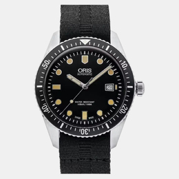 Oris Black Stainless Steel Divers Sixty-Five 01 Automatic Men's Wristwatch Ref. 4054-07