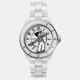 Chanel White Ceramic J12 H7481 Automatic Men's Wristwatch 38 mm 1152939