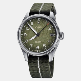 Oris Green Stainless Steel ProPilot Okavango Air Rescue 01 [751-7761] Automatic Men's Wristwatch 41 mm [1152948]