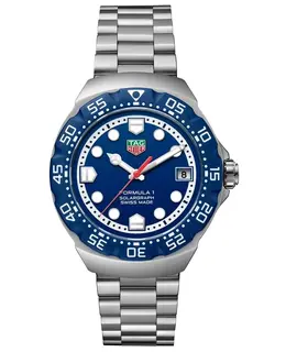Tag Heuer Formula 1 Solargraph Blue Dial Stainless Steel Men's Watch wby1112.ba0042