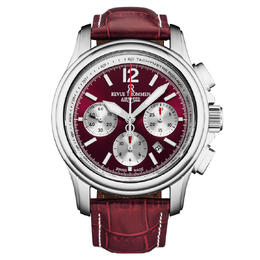 Rrevue Thommen Air Speed Chronograph Automatic Red Dial Mens Watch 16041.6336