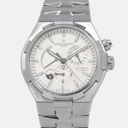 Vacheron Constantin Silver Stainless Steel Overseas 47450/B01A-9226 Automatic Men's Wristwatch