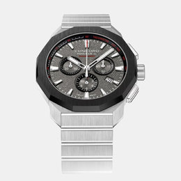 Concord Grey Stainless Steel Mariner SL 0320592 Quartz Men's Wristwatch, 42 mm