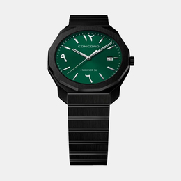 Concord Mariner SL 0320551 Stainless Steel Quartz Watch Men's Dial Black