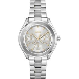 Серебряные часы из нержавеющей стали из нержавеющей стали Hugo Boss 0016590037 | silver