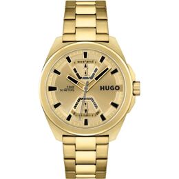 Золотые часы из нержавеющей стали Hugo Boss 0016590040 | gold