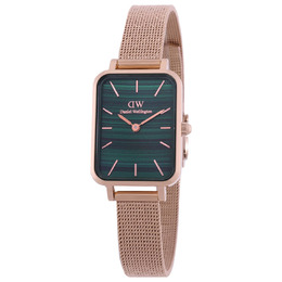 Daniel Wellington Quadro Quartz Green Dial Ladies Watch DW00100437