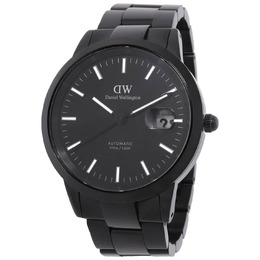 Daniel Wellington Iconic Link Automatic Black Dial Watch dw00100753