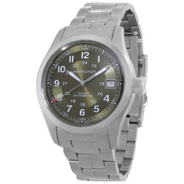 Hamilton H70455160 Khaki Field Automatic Green Dial Watch
