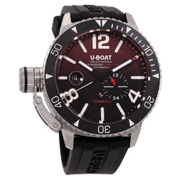 U-Boat Sommerso Automatic Red Dial Mens Watch Model 9521