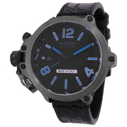 U-Boat Capsule Automatic Mens Watch 8808 Black Dial