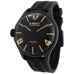 U-Boat Darkmoon Quartz Black Dial Mens Watch 8464-D
