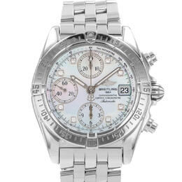 Pre-owned Breitling Chronomat Evolution Diamond Mens Watch A13356