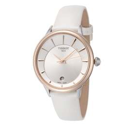 Женские кварцевые часы Tissot 33 мм, белый 7530396811324 | white