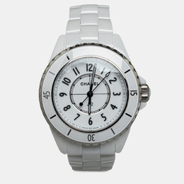 Chanel White Ceramic J12 Women's Watch 38mm Reference 1156669