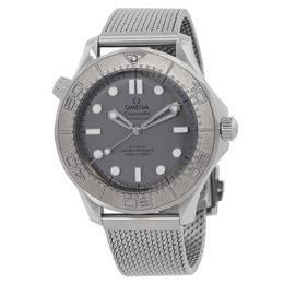 Omega Seamaster Automatic Chronometer Grey Dial Mens Watch 210.30.42.20.06.002