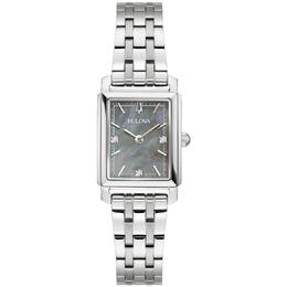 Bulova Sutton Quartz Grey Dial Ladies Watch 96P252