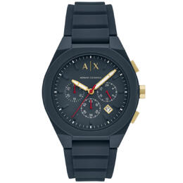 Armani Exchange Rafael Chronograph Blue Dial Mens Watch AX4168