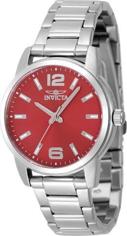 Invicta Celestial Quartz Red Dial Ladies Watch model 48500