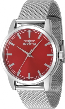 Invicta Celestial Quartz Red Dial 48513 Ladies Watch