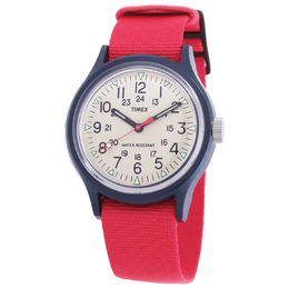 Timex Original Camper Quartz Cream Dial Watch TW2R78100